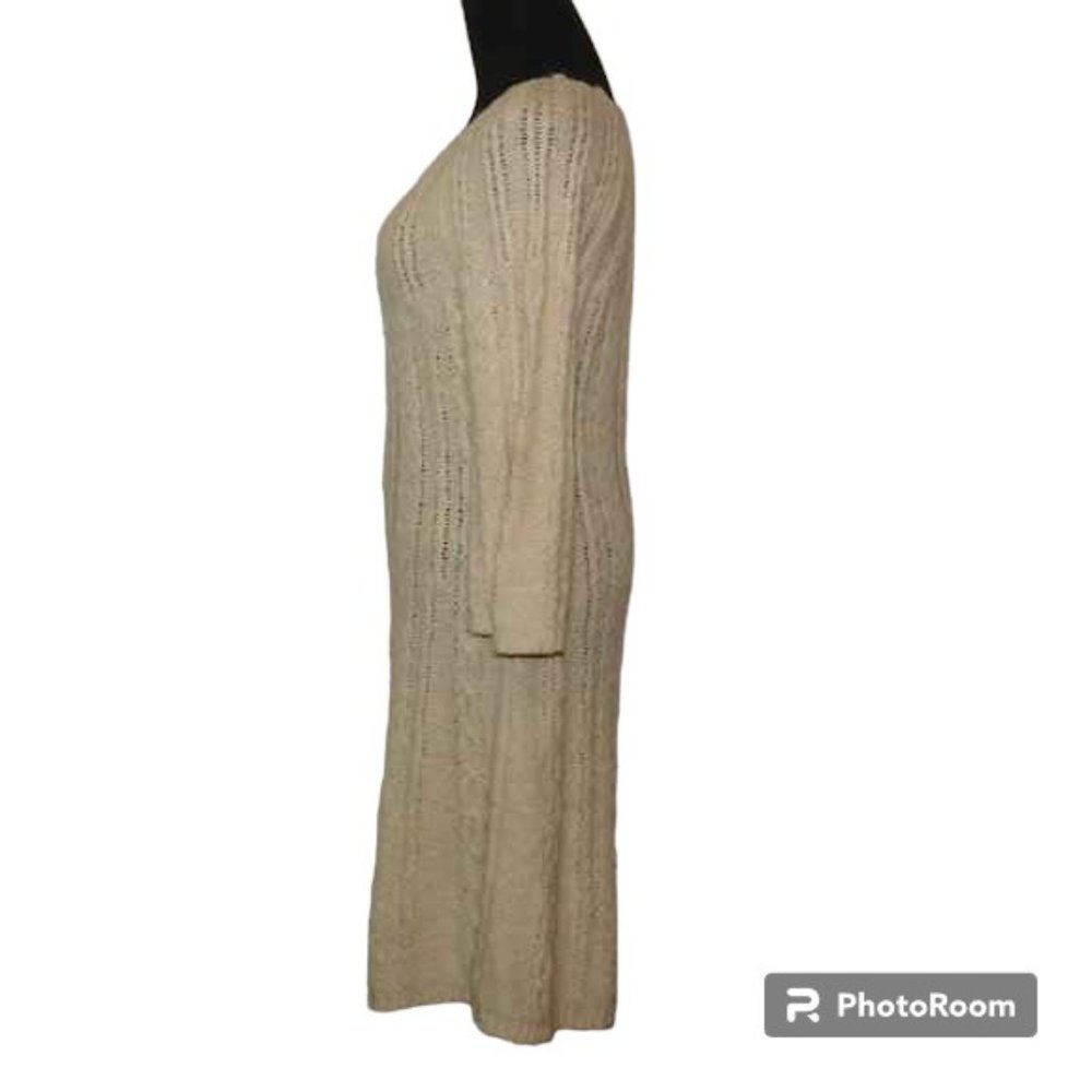 Kenji Sweater Midi Dress Alpaca, Wool, Cotton - Picture 3 of 11